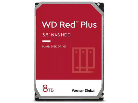 WD Red NAS Hard Drive, 8TB, SATA III 6 Gb/s,5400-RPM, 3.5in, 128MB Cache, 3 years