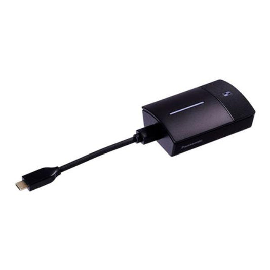 Panasonic TY-WPBC1W PressIT - USB-C Transmitter x 1, 1920 x 1080/60p, 433 Mbps, IEEE802.11ac, 4.5W, 30m, USB-C Female, USB-A Male