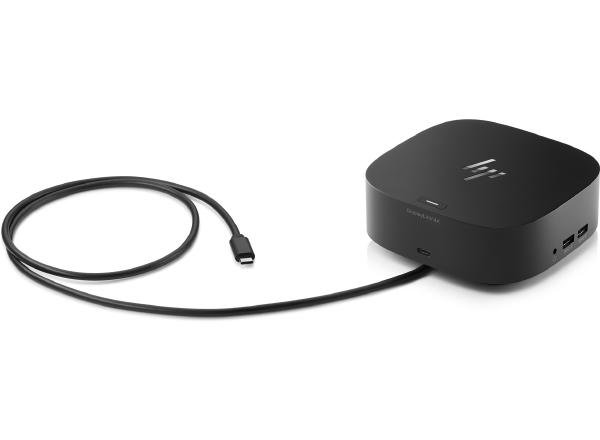 HP USB-C/A Universal Dock G2 (power not supported on MWS) Type C (1), USB 3.0 (4), DisplayPort (2), HDMI 2.0 (1), RJ45 (1), headphone/microphone (1)