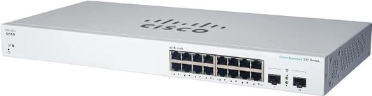 Cisco CBS220 Smart Switch 16-port GE, PoE, 2x1G SFP