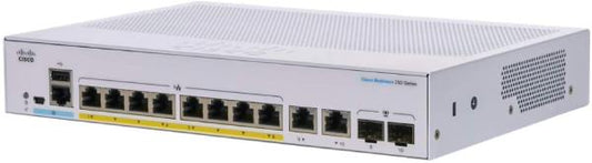 Cisco CBS250 Smart 8-port GE, PoE, Ext PS, 2x1G Combo