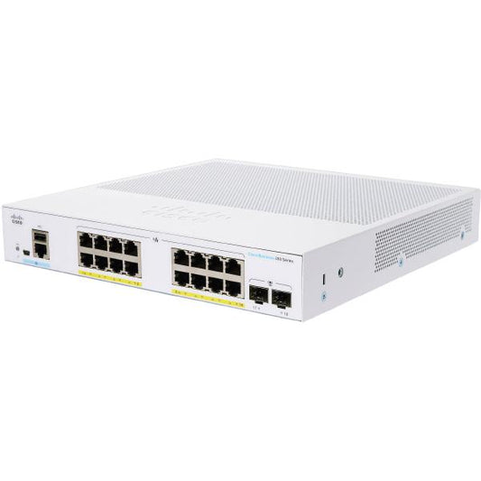 Cisco CBS350 Managed 16-port GE, PoE, Ext PS, 2x1G SFP