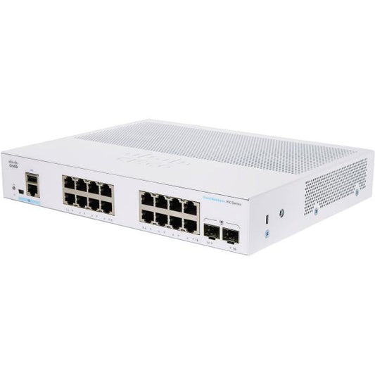 Cisco CBS350 Managed 16-port GE, Ext PS, 2x1G SFP