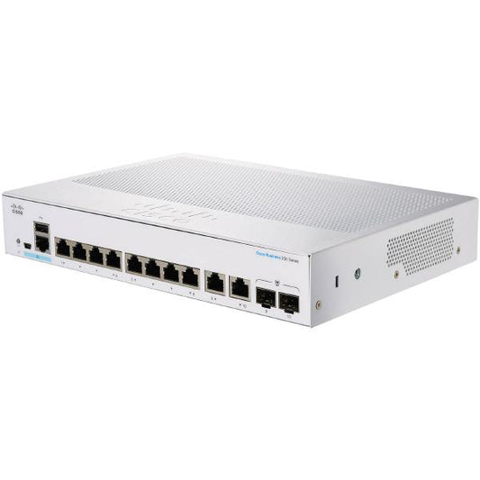 Cisco CBS350 Managed 8-port GE, Ext PS, 2x1G Combo